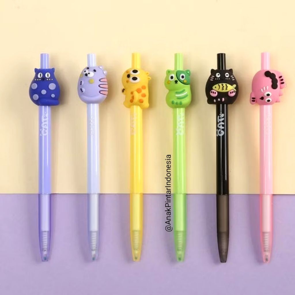 

DIVING CAT CLICK GEL INK PEN [ ZF-3659 ]