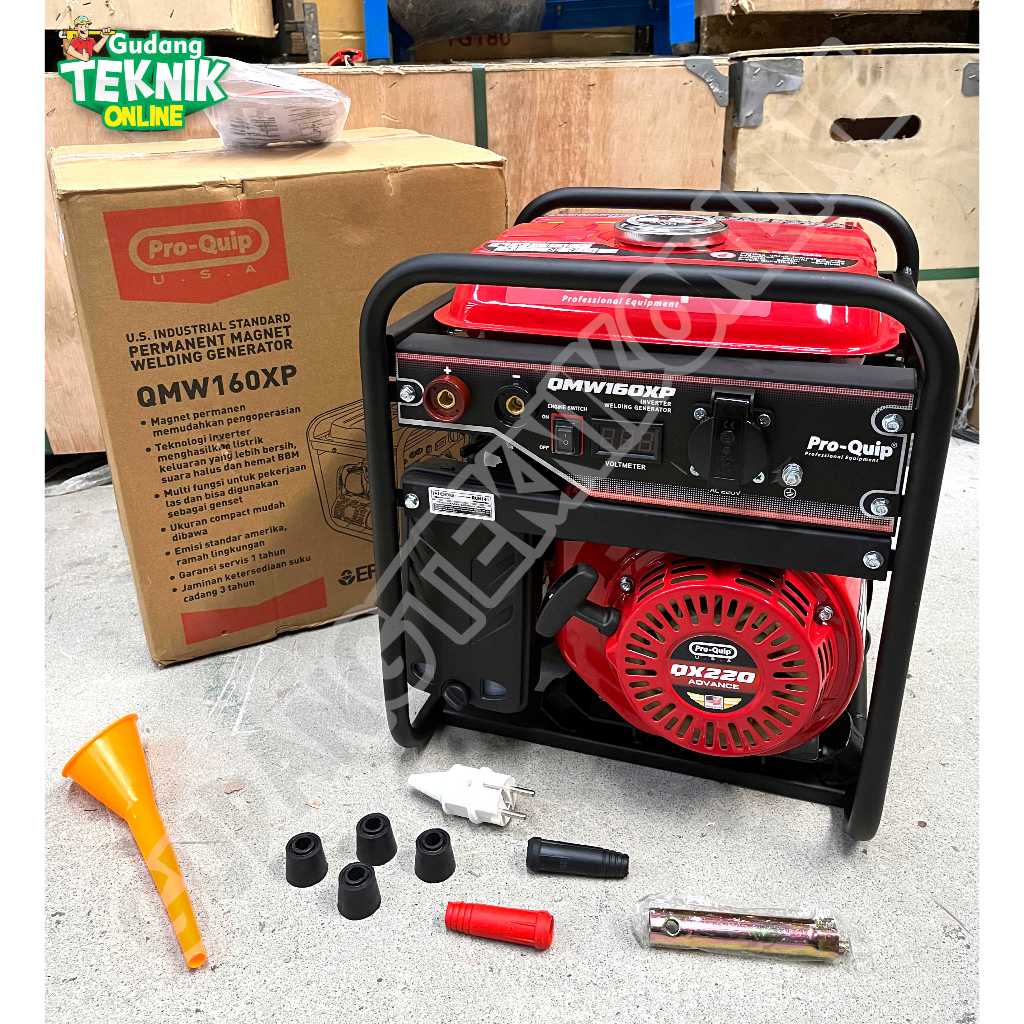 (QMW-160XP PROQUIP) Mesin Genset Las 160A QMW160XP PROQUIP / Power Generator Welding Las 160 Ampere 