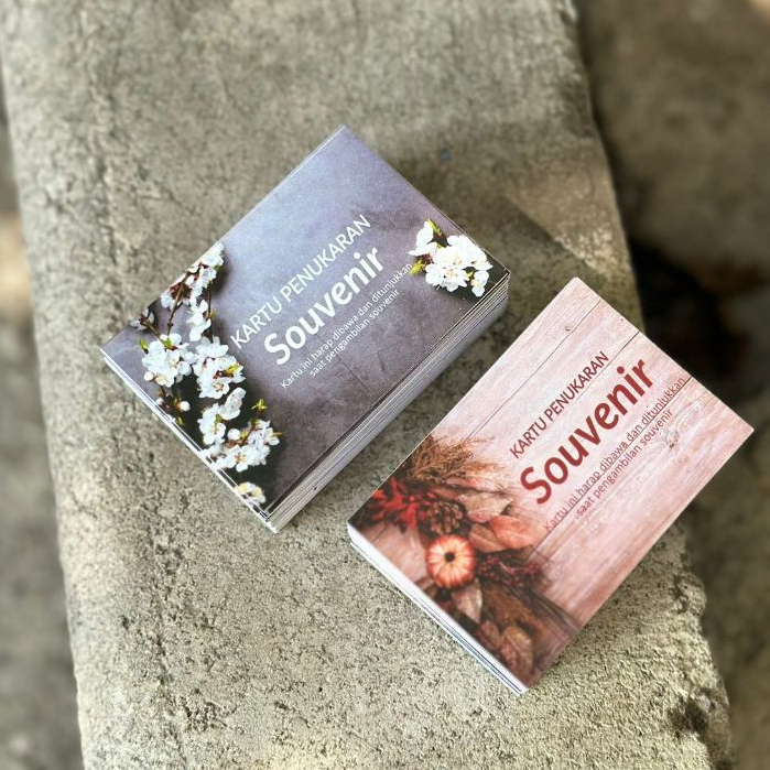 

Kartu Penukaran Souvenir Murah Ready Stock Tidak Custom Nama