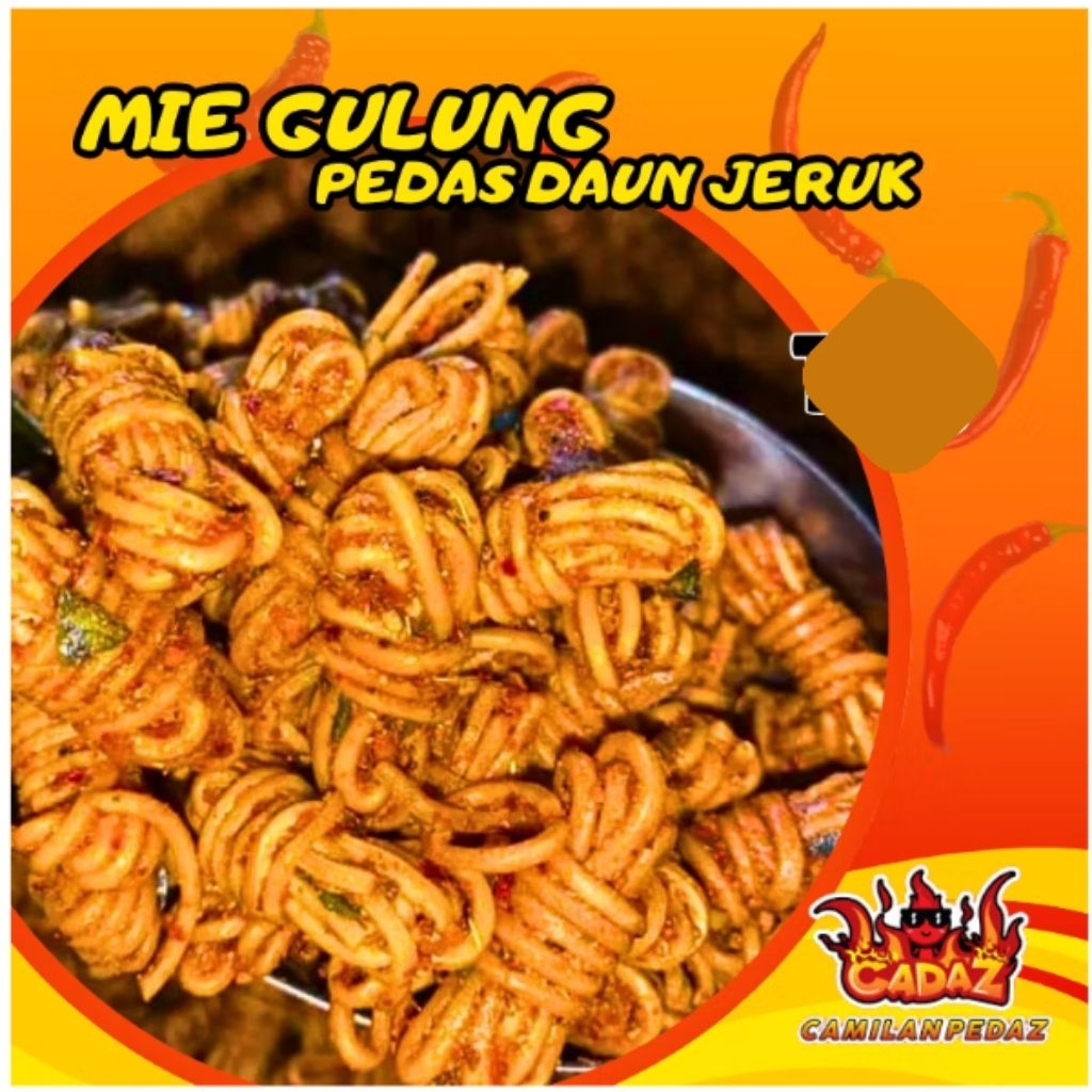 

Mie Gulung Pedas Daun Jeruk Renyah camilan terbaru