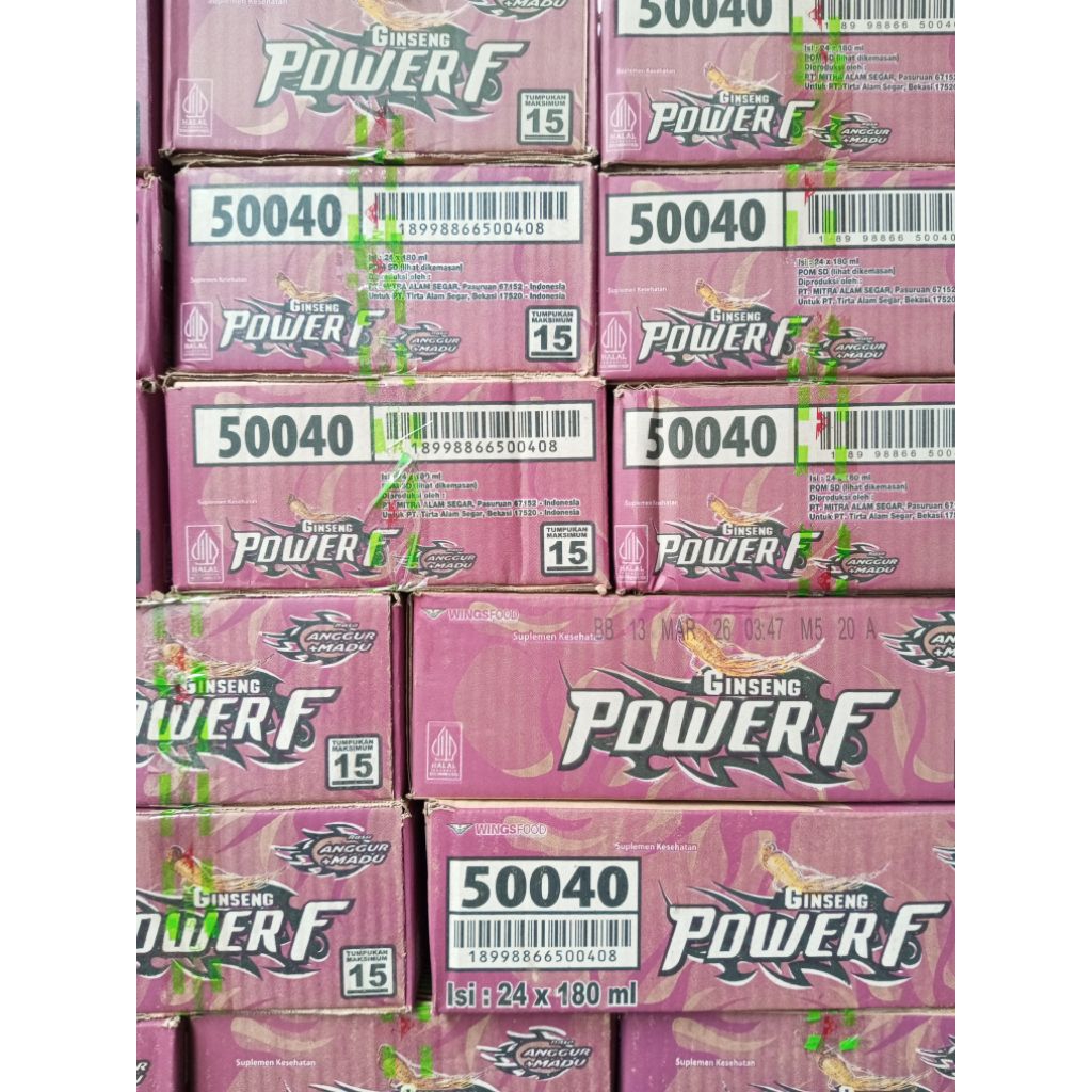 

POWER F 190 ml 1 dus isi 24 cup