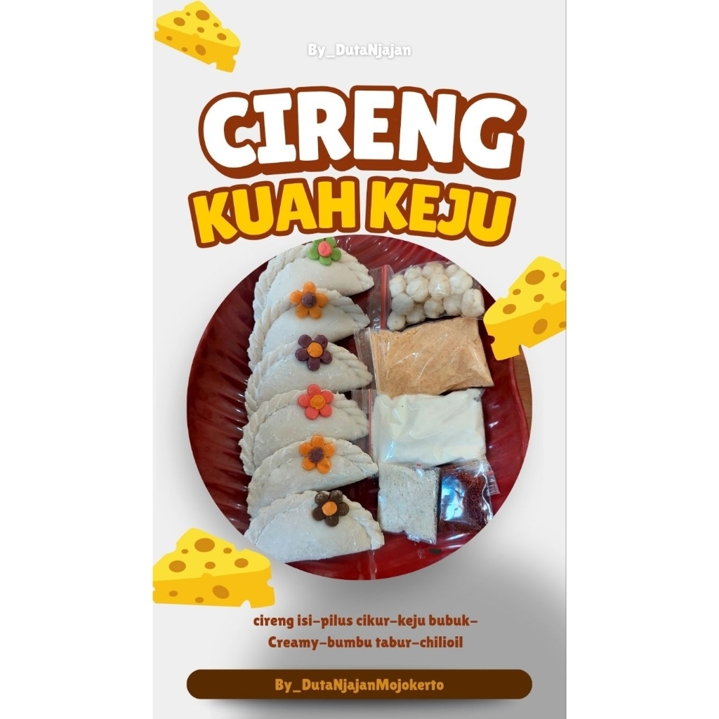 

Cireng kuah Creamy / cireng kuah keju / cireng isi kuah pedas / cireng keju creamy / cireng kuah