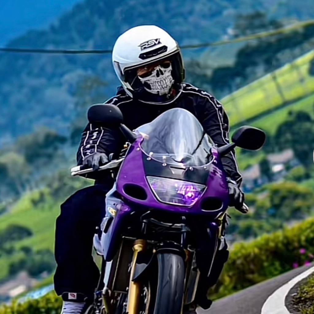 Masker Topeng Ninja Full Face Pria Skull Motor