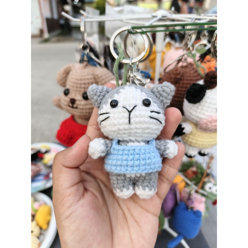 gantungan kunci/tas rajut