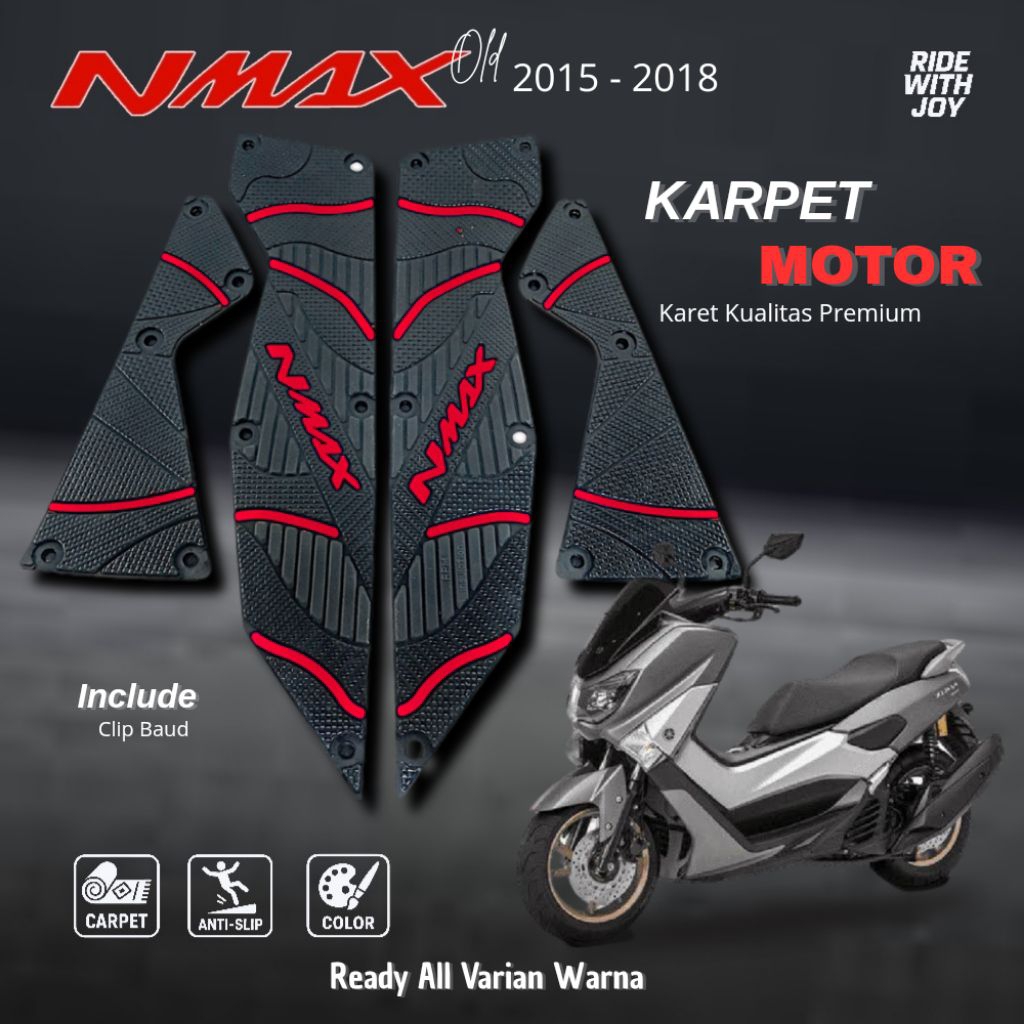 Step Floor Bordes Karpet NMAX old th 2015 - 2018 Aksesoris karpet NMAX