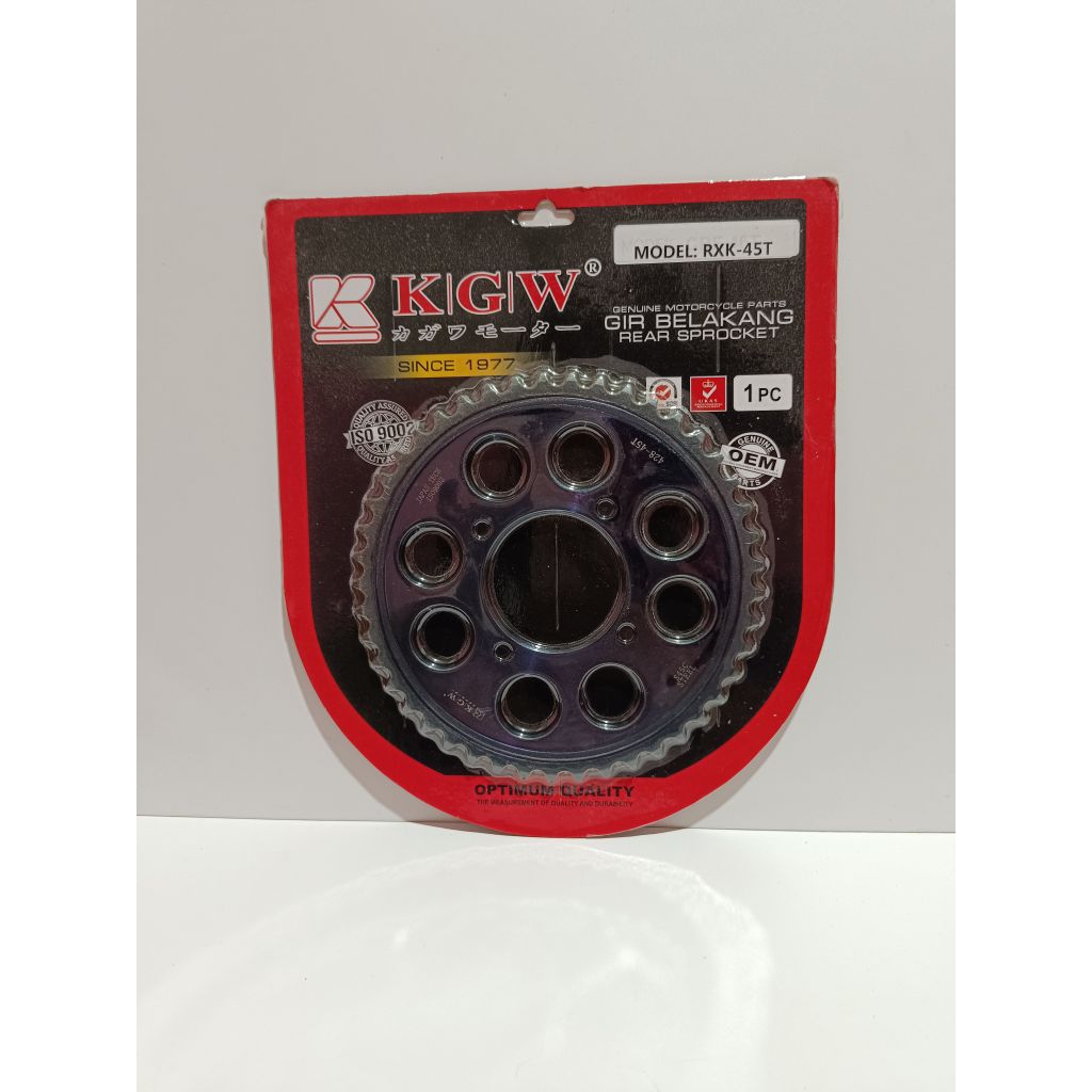 Gir Gear Belakang 428-45T Jupiter Z RXK Force 1 Vega R New Vega ZR 45T KAGAWA
