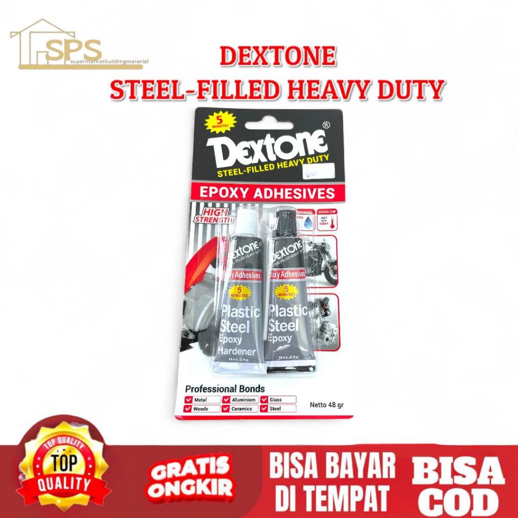 LEM DEXTONE LEM EPOXY LEM BESI 5 MENIT KERING
