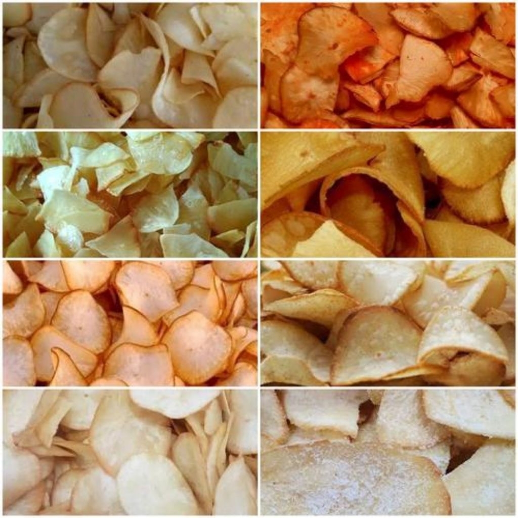 

Keripik singkong aneka rasa pedas