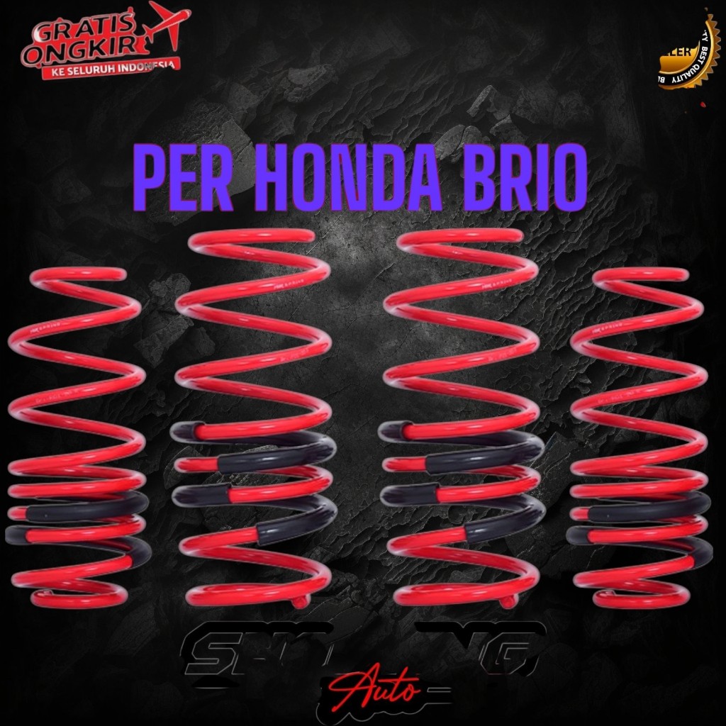 Lowering kit hsr untuk mobil brio per ceper harian
