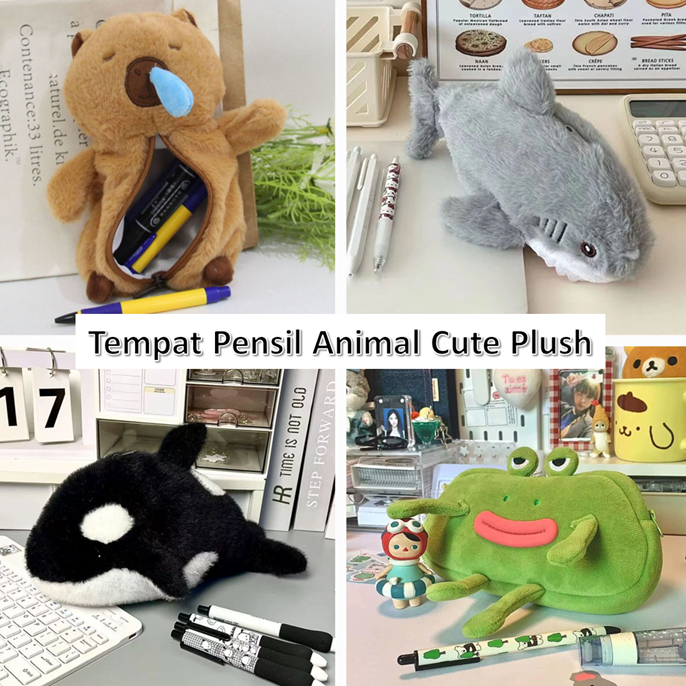 

TEMPAT PENSIL BONEKA ANIMAL BULU PLUSH / PENCIL CASE CUTE ANIMAL PLUSH
