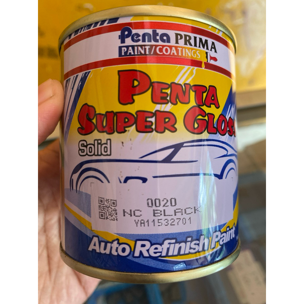 Cat Penta Super Gloss 200 gr Warna Black
