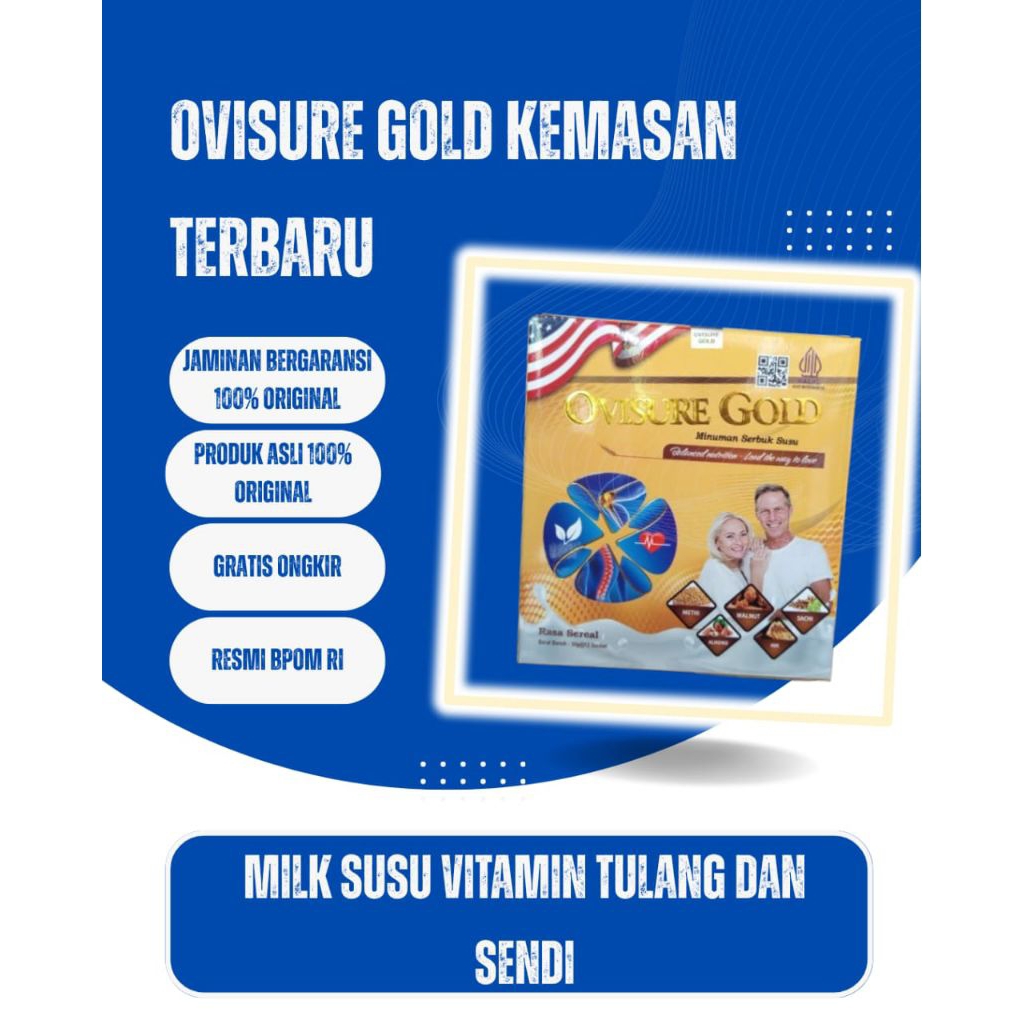 

NEW OVISURE GOLD MILIK SUSU VITAMIN TULANG DAN SENDI NYERI OTOT KERAM KEBAS