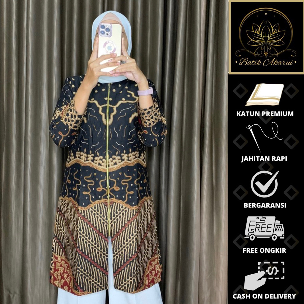 Batik Wanita Modern Baju Batik Tunik Wanita Jumbo Modern Batik Tunik Batik Tunik Wanita Modern