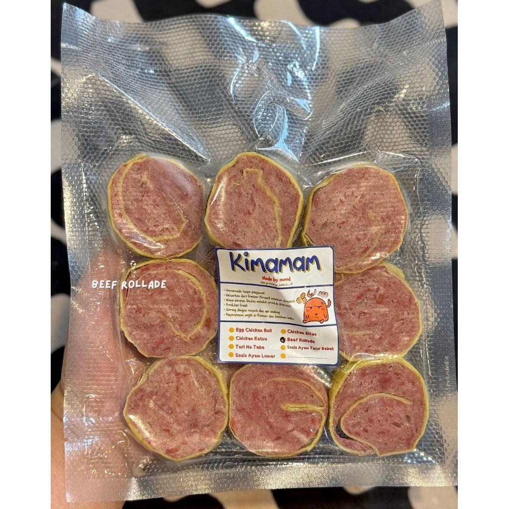 

Beef Rollade Homemade Non MSG Makanan MPASI anti GTM KIMAMAM