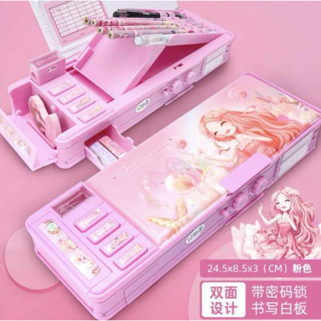 

kotak pensil pink untuk anak kecil