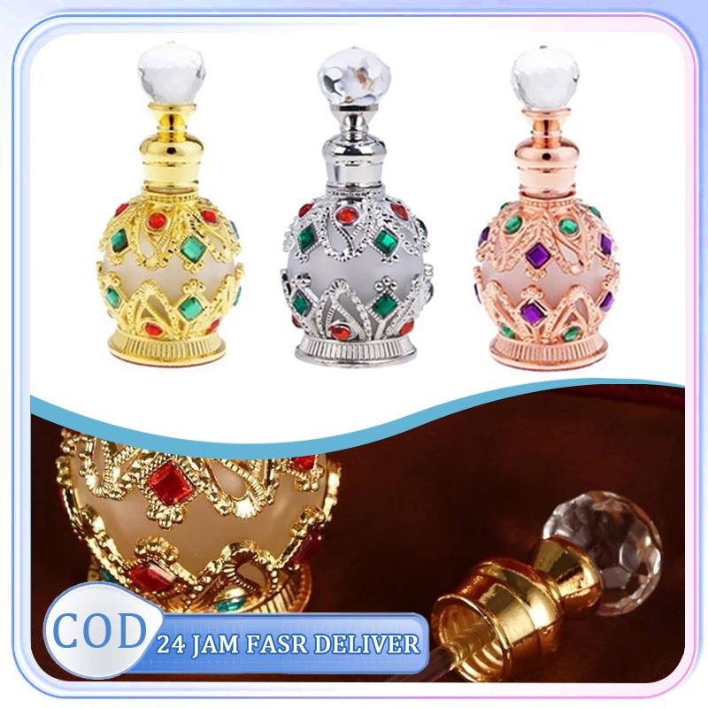 15ml Botol Parfum Arab Kosong Botol Kaca Parfum Kosong Arab Botol Parfum Refillable