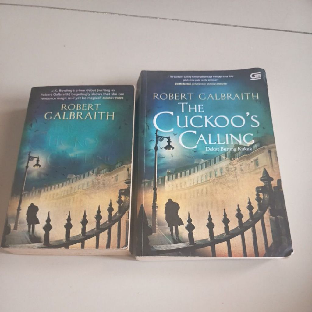 SATUAN novel preloved Robert Galbraith The cuckoo's calling career of evil the silkworm lethal white