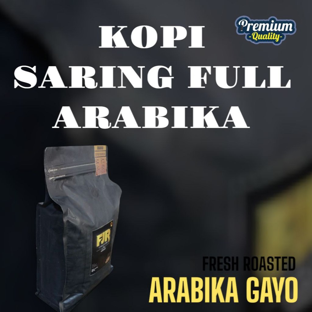 

KOPI SARING FULL ARABIKA Kopi Arabika Gayo varian 1kg - 200gram