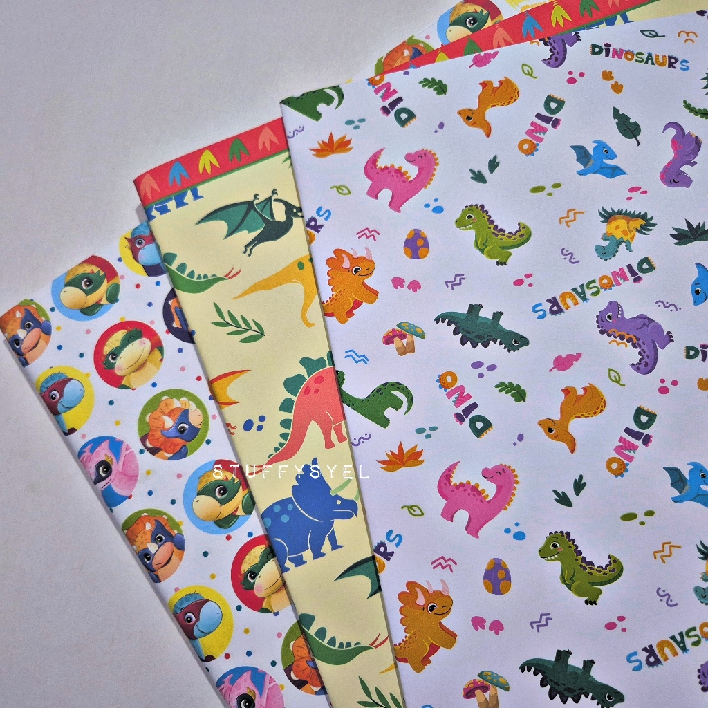 

Kertas Kado DINOSAURUS Kertas Bungkus Kado