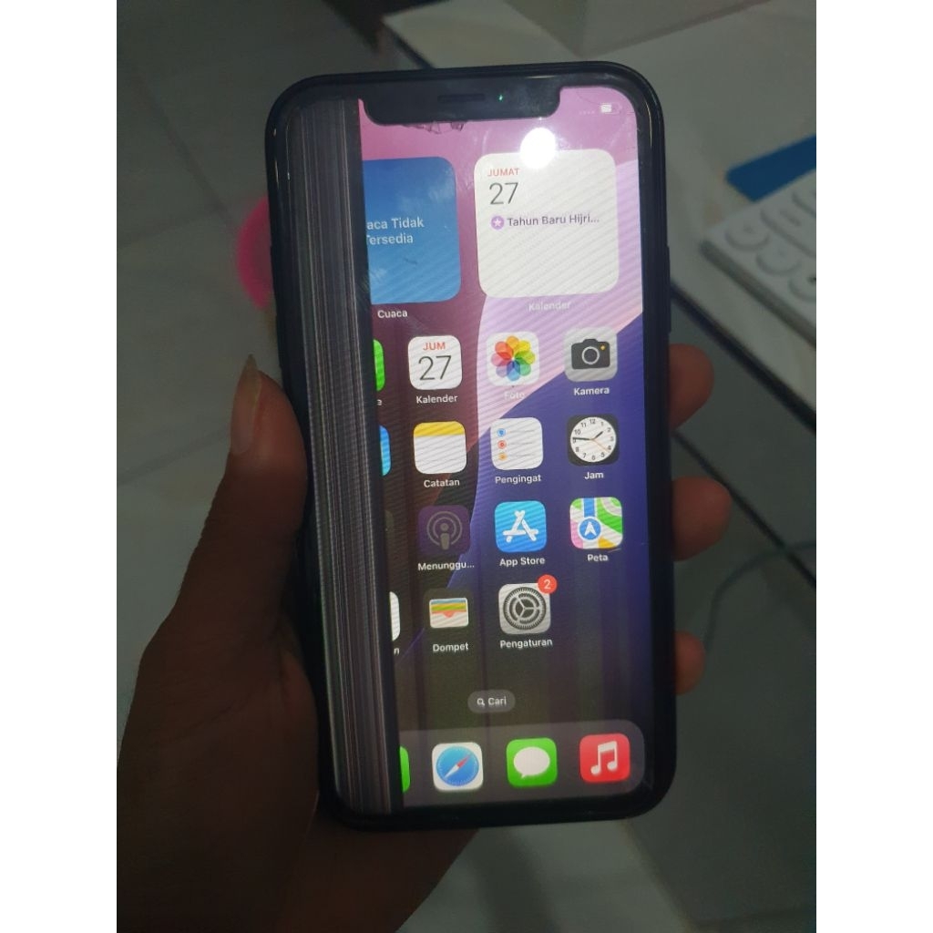 lcd iphone xr minus seperti difoto