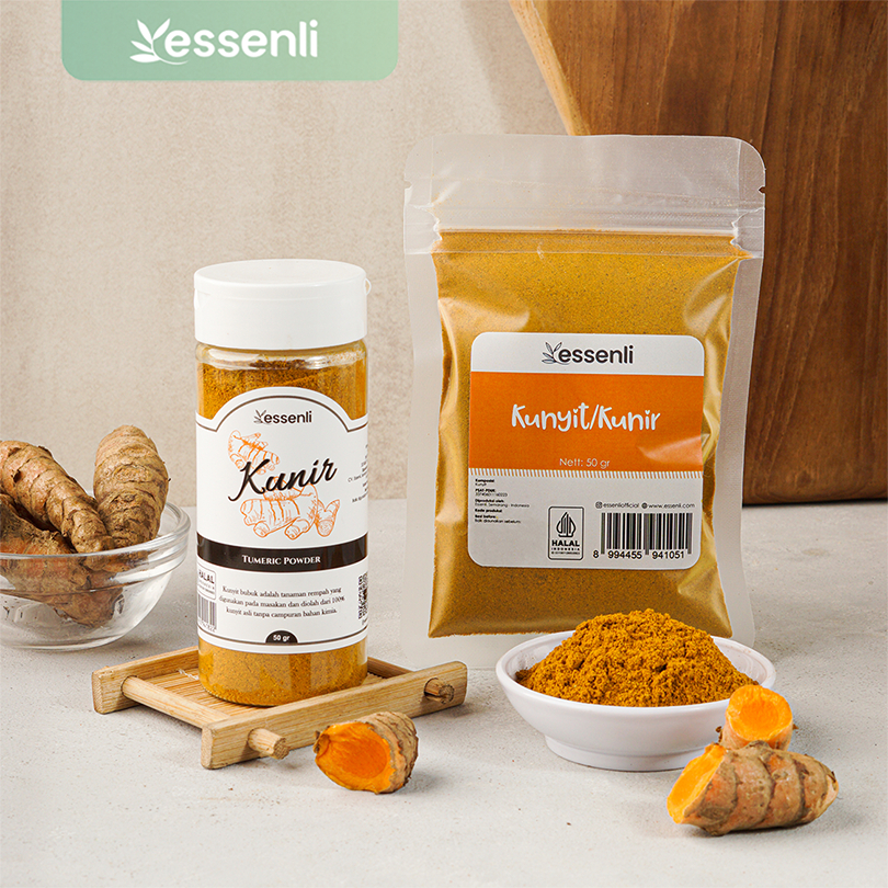 

ESSENLI Kunyit Kunir Bubuk Bumbu Rempah Dapur