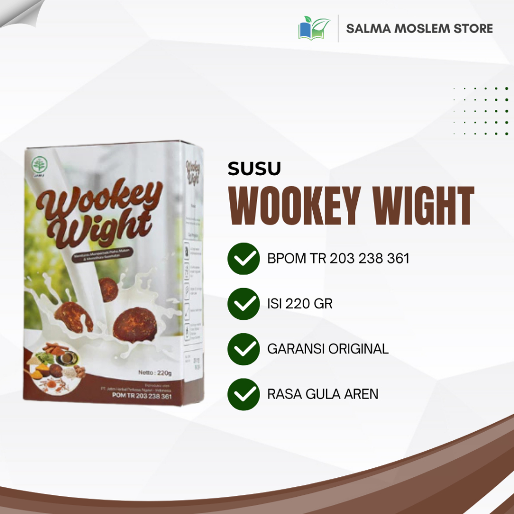 

Wookey Weight 220gr Rasa Gula Aren - Susu Penambah Berat Badan Original