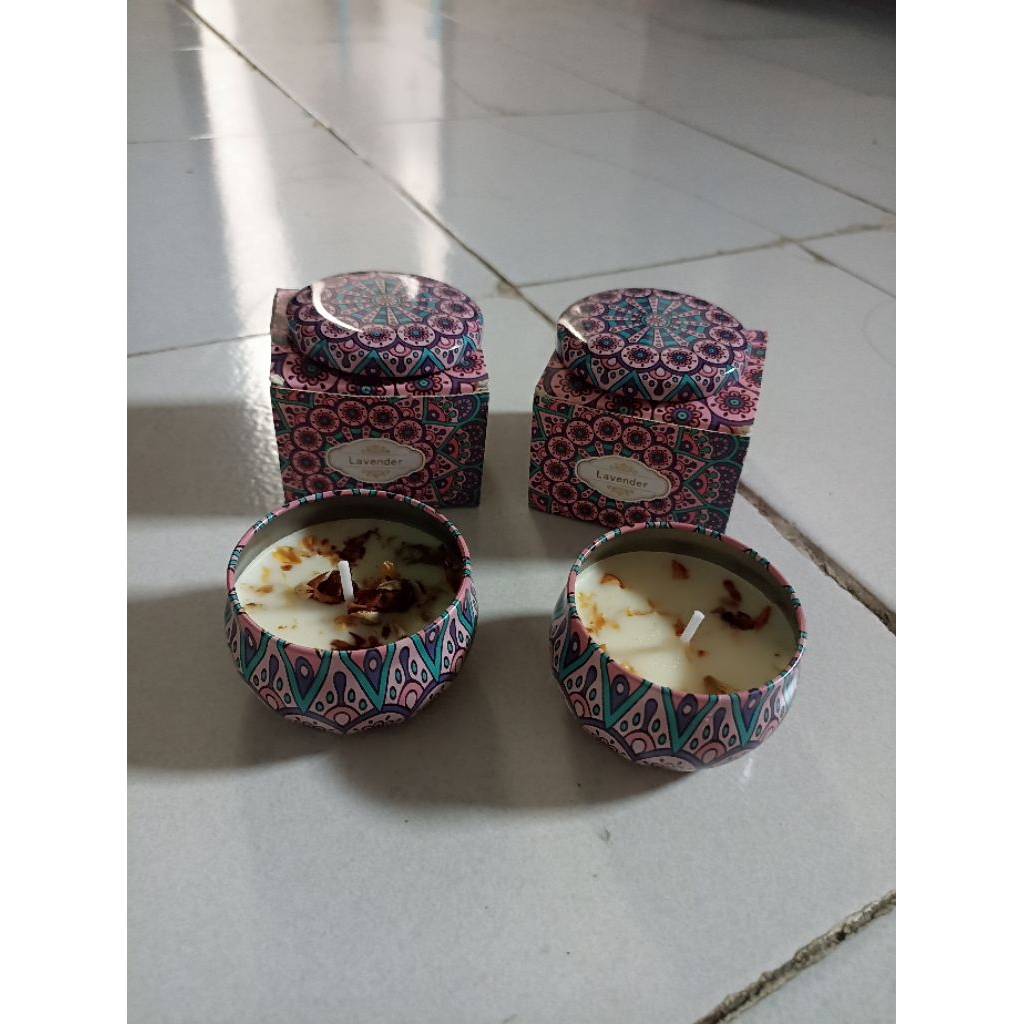 Scented Candle / Lilin Aromaterapi Bunga