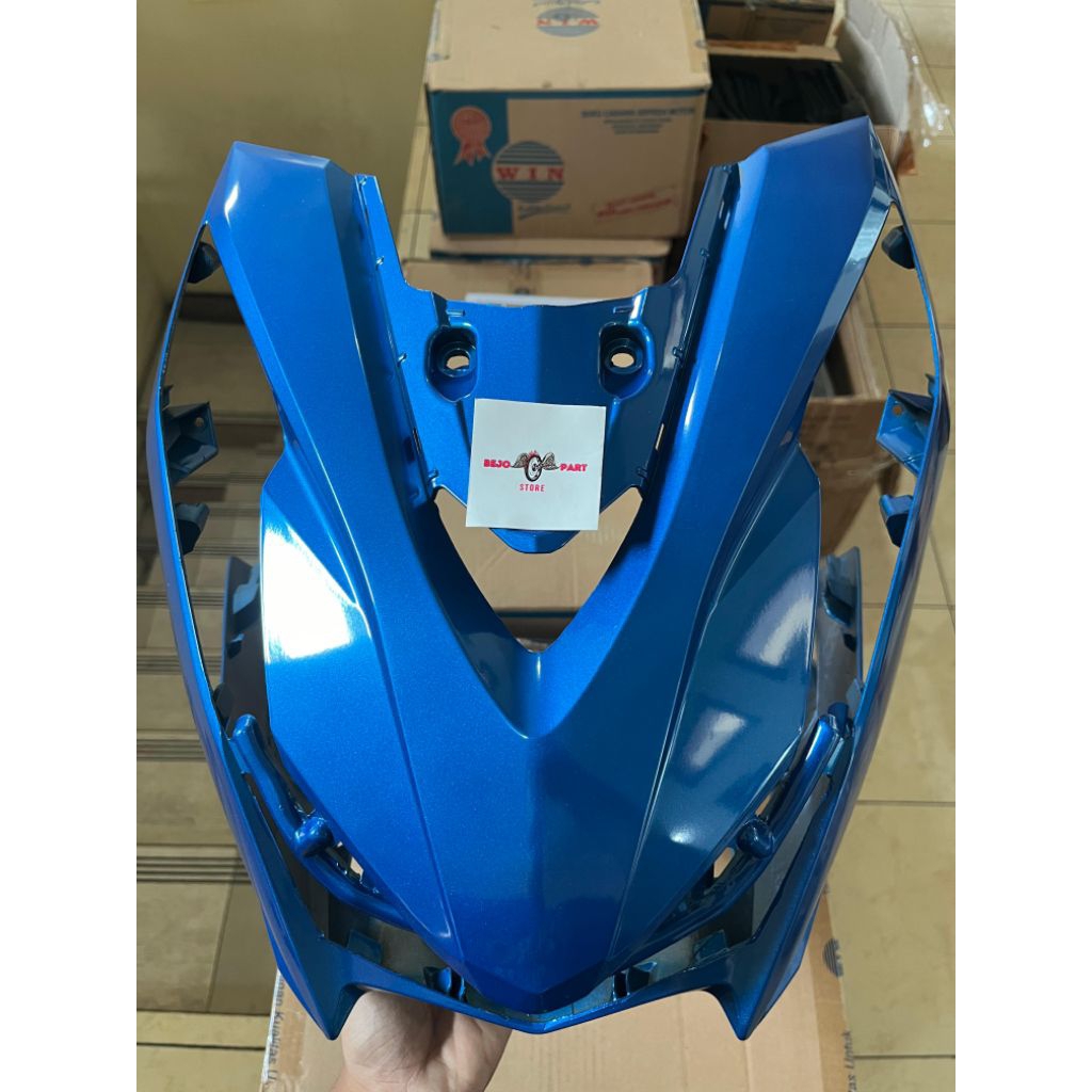 PANEL TAMENG DEPAN BEAT DELUXE 2020 2021 2022 BIRU