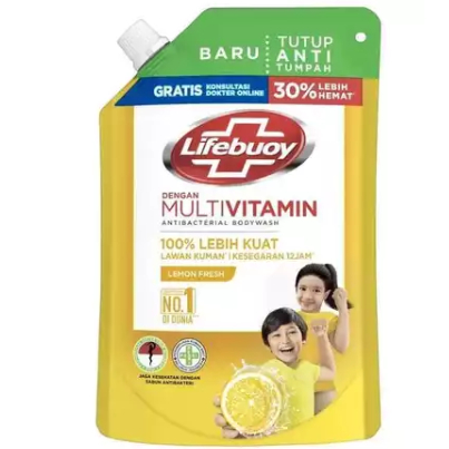 LIFEBUOY SABUN CAIR 400ML LEMON FRESH