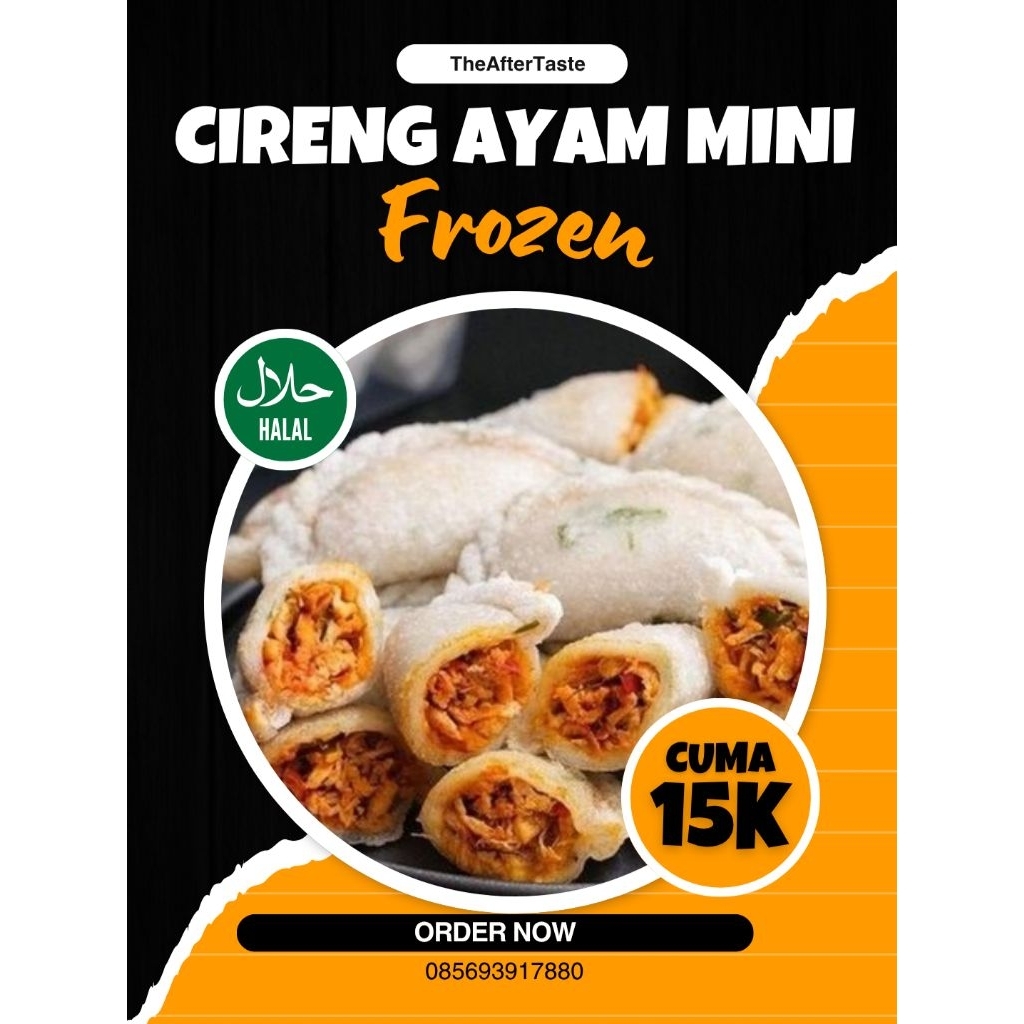 

CIRENG AYAM SUWIR MINI FROZEN ISI 10Pcs