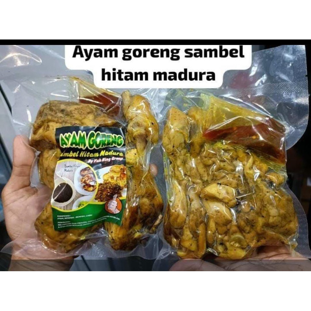

AYAM GORENG SAMBAL HITAM MADURA ISI 4 potong