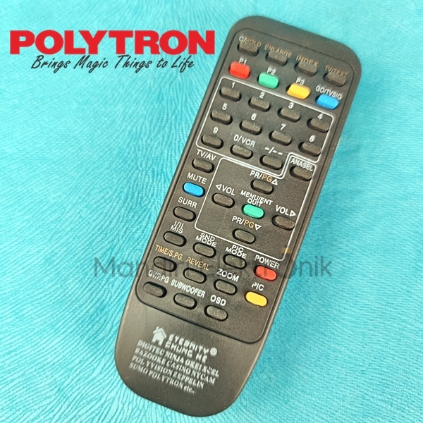 Remot TV Tabung Polytron Minimax - Remote TV Digitec Tabung