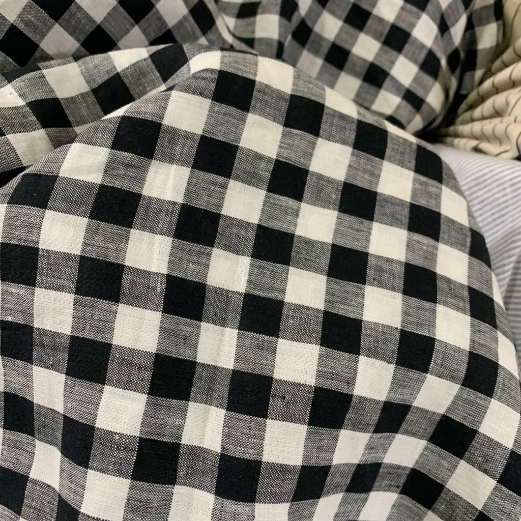 kain linen motif - kain linen - kain linen premium quality - kain linen motif kotak - tb09