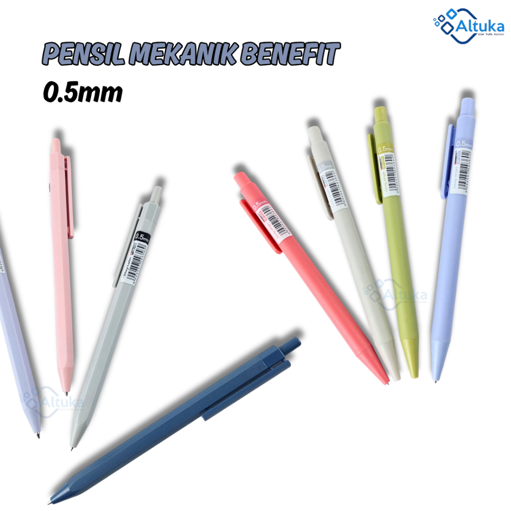 

Pensil Mekanik BENEFIT 0.5mm Stay Calm, Candy Delight / Mechanical Pencil