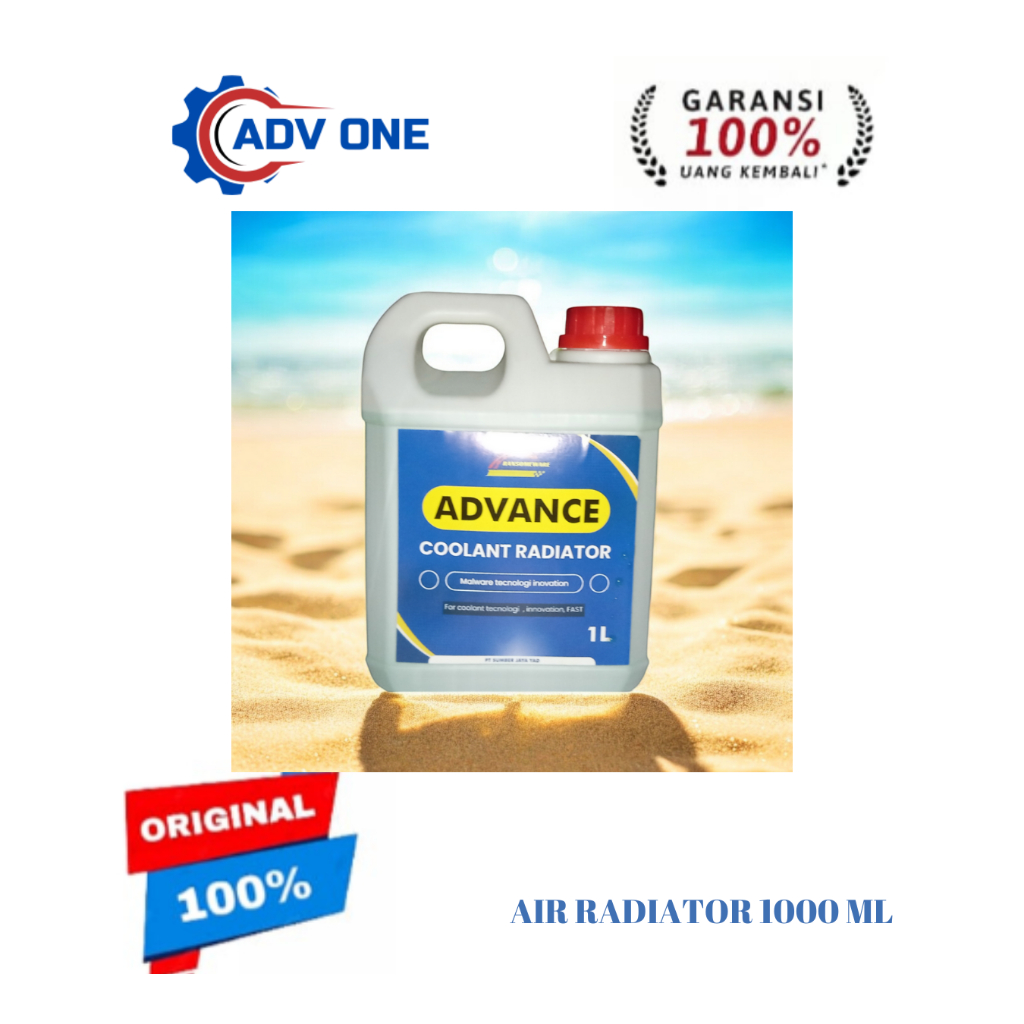 Air Radiator Coolant Advance 1000 ML Untuk motor Vario/JupiterMx/Aerox/Nmax/CBR/Vixion dll