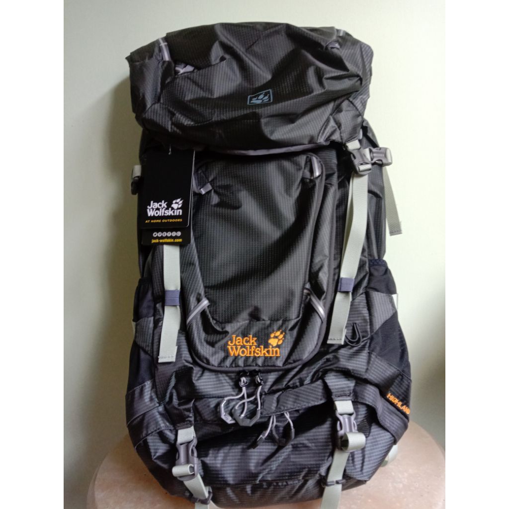 carrier Jack Wolfskin Highland Trail 60 dark grey