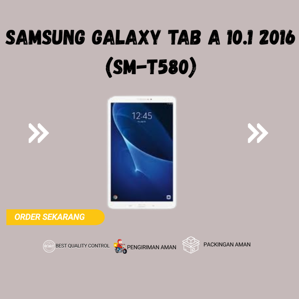Samsung Galaxy Tab A 10.1 2016 (SM-T580) Wifi Only Second ORIGINAL - AHN