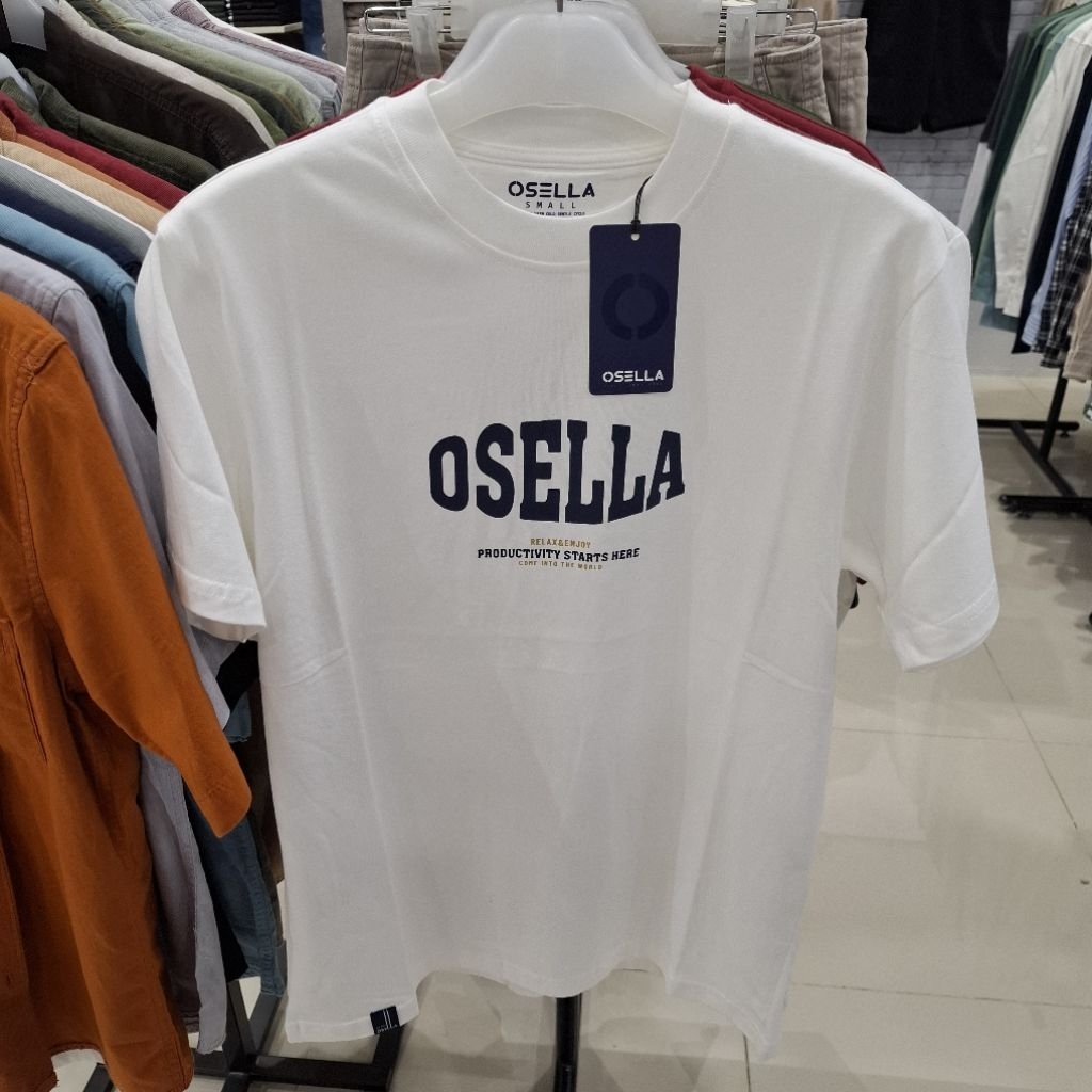 Osella T-shirt Baju Kaos Pria Dewasa Original New size S-xL