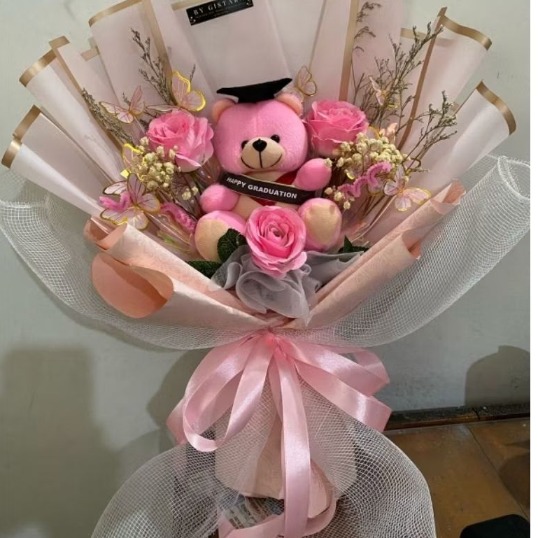 

Tambahan Jaring untuk buket ( tidak dijual terpisah)