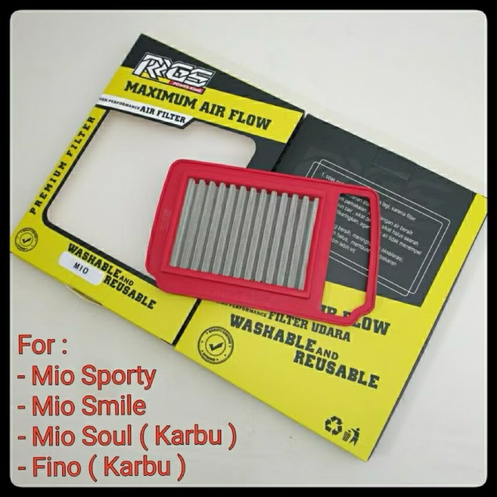 Filter Stanlis RRGS ORIGNAL Thailand Mio sporty ,Mio Smille,Mio Soul,fino karbu
