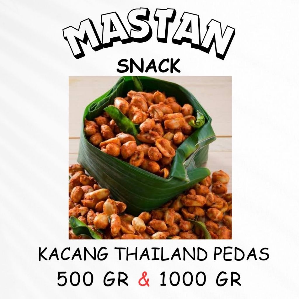 

[500gr & 1kg] Kacang Bangkok Thailand Daun Jeruk Pedas Manis