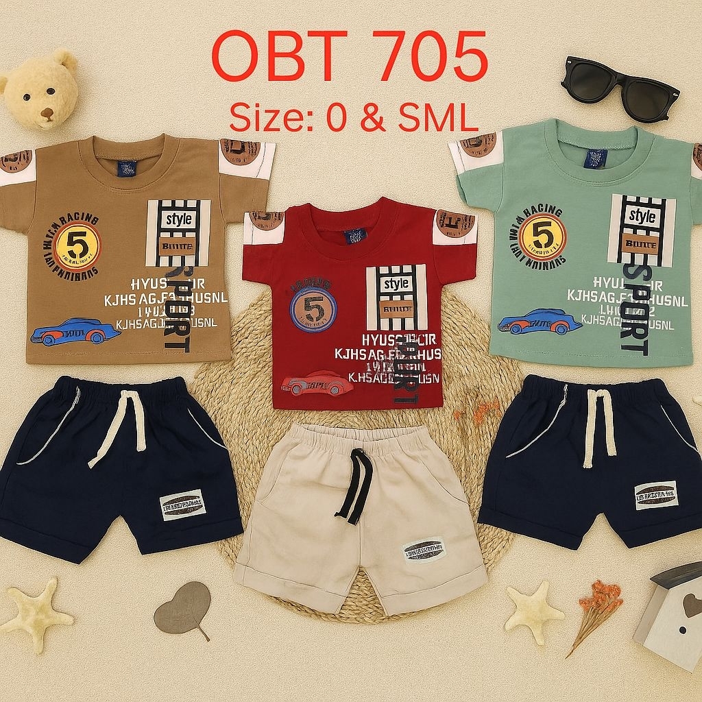 GROSIR 27.000X3 Setelan Baju Bayi & Anak Laki Laki