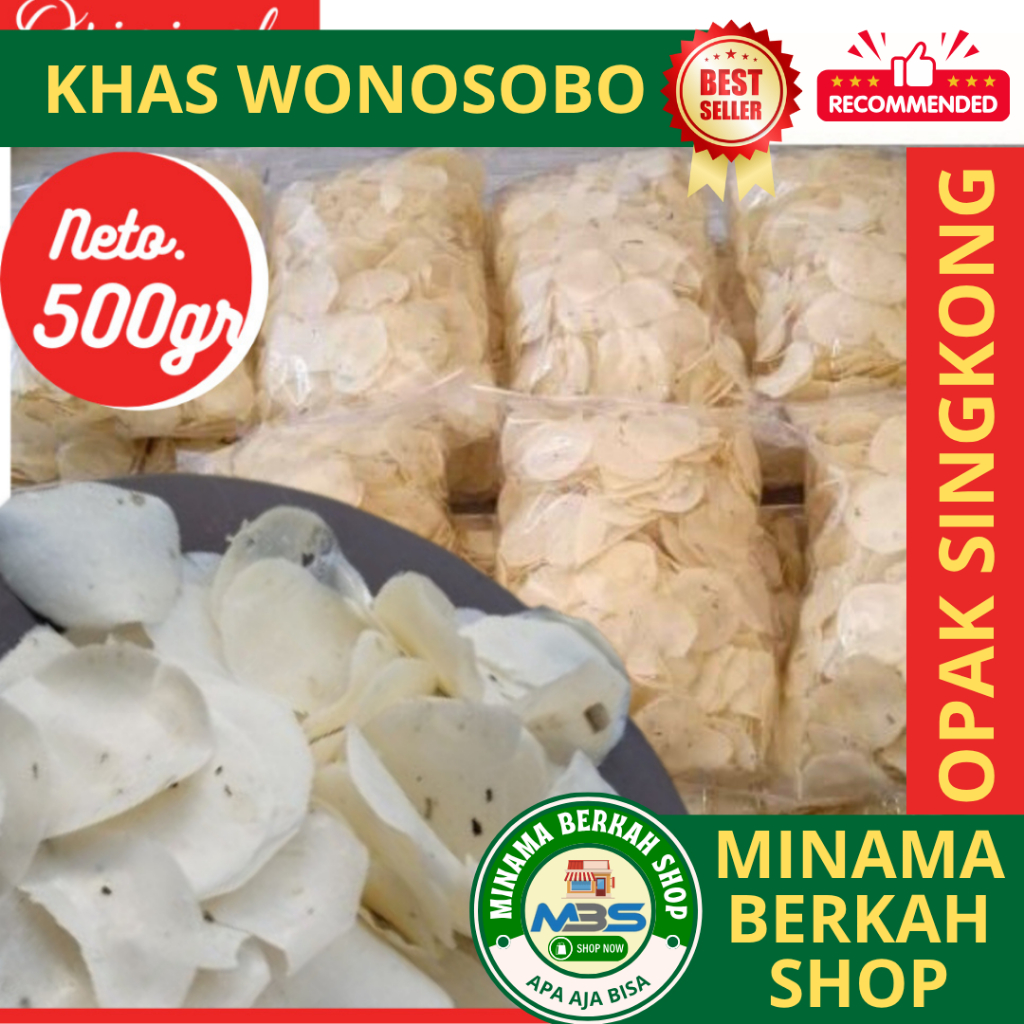

Opak Singkong Mentah 500g Asli Wonosobo – Lezatnya Opak Koin dan Getuk Original Terbaik!