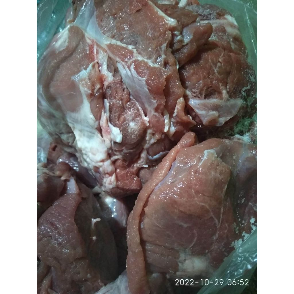 

Daging kammud/kambing muda 500gram dan 1kg