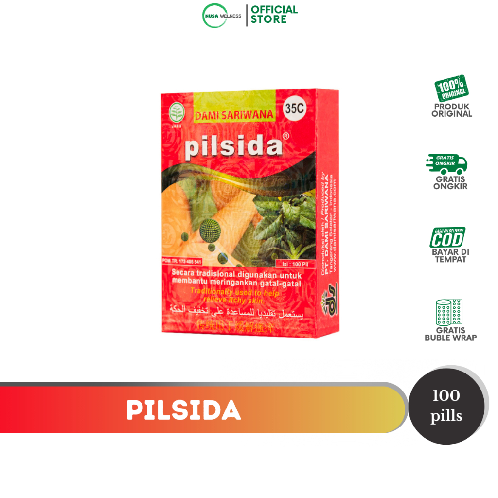 ✅ (READY STOK) Dami Sariwana Pil Sida – Pembersih Darah Kotor / Kapsida / Darsi | Atasi Gatal, Bisul