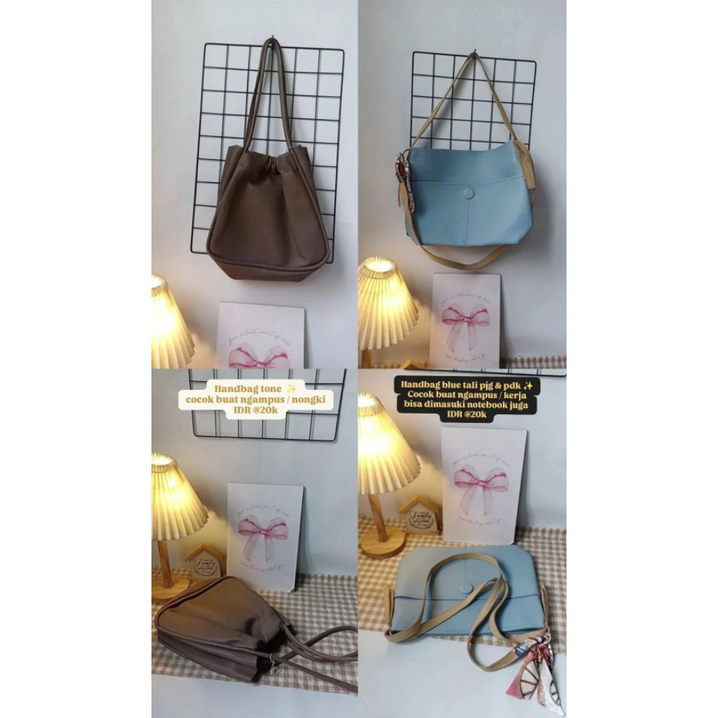 New & Prelove / Tas / Topi / Sepatu / Sendal / Accesoris / Soflents / Body lotion / Keperluan baby /