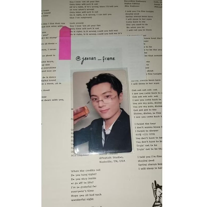 Official Photocard Jay Enhypen Yzy LD R4 Day Dream (Jay Roti)