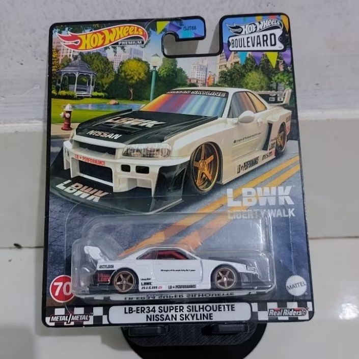 Hot Wheels Premium Nissan Skyline ER-34 LBWK Putih