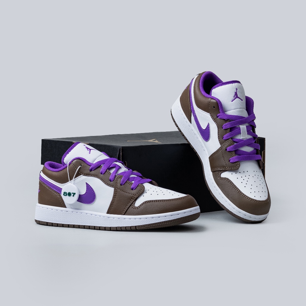 Air Jordan 1 Low Purple Mocha GS Women