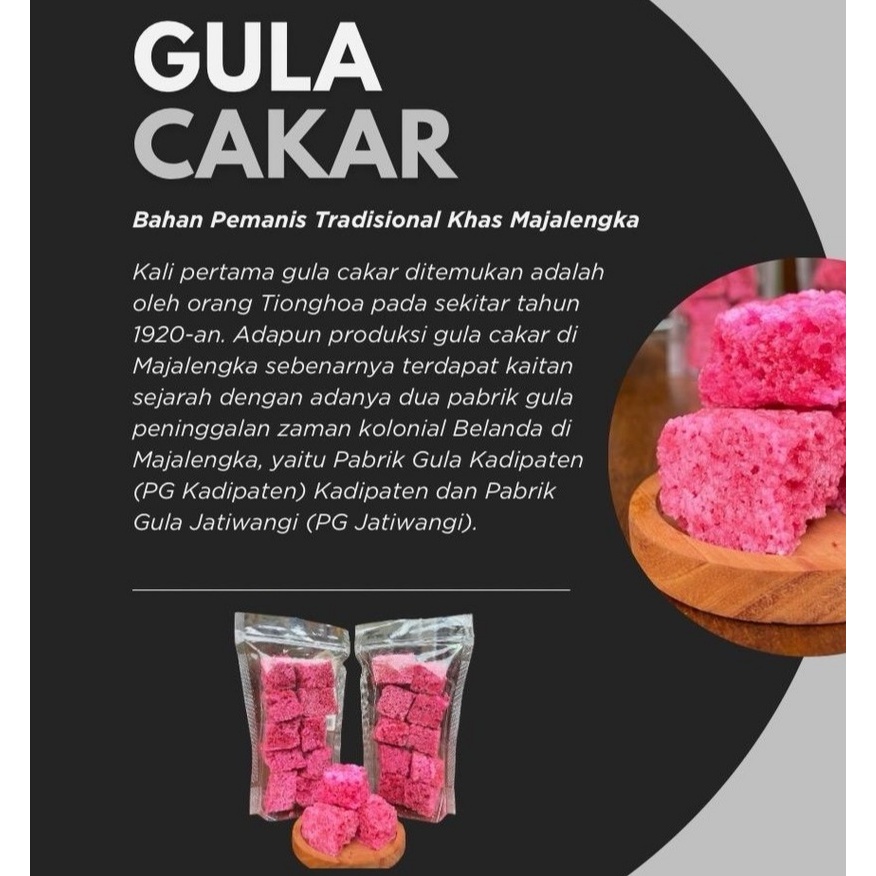

gula cakar/gula organik khas majalengka jawa barat kemasan 250gram,500gram-1kg